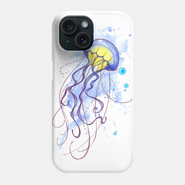 Lantern Jellyfish Phone Case by ValhallaBlack