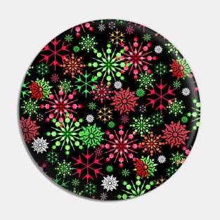 CHRISTMAS Snowflakes Pattern Pin