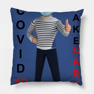 TAKE CARE - Together against COVID-19 Pillow