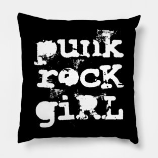 Punk Rock Girl Pillow