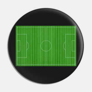 Green football pitch aerial view Pin