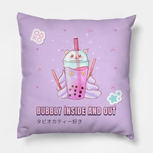 Bubbly inside and out Pillow