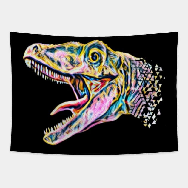 Allosaurus Tapestry by Nimmersatt