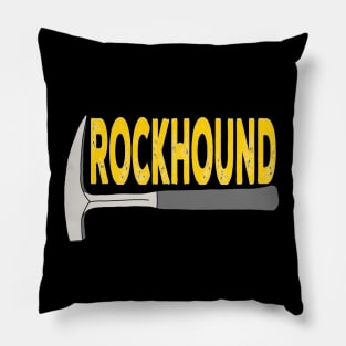 Rockhound Rock Pick Geology Hammer Rockhounding Pillow