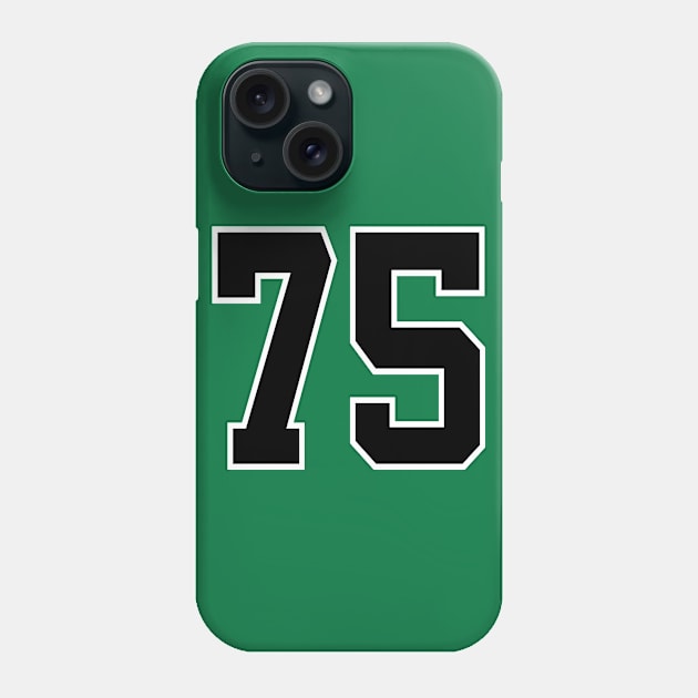 Number 75 Phone Case by colorsplash