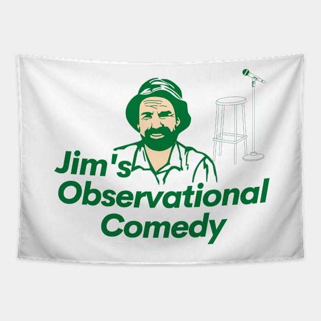 Jim's Observational Comedy Tapestry by Simontology