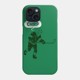 Hockey Chirp (green version) Phone Case