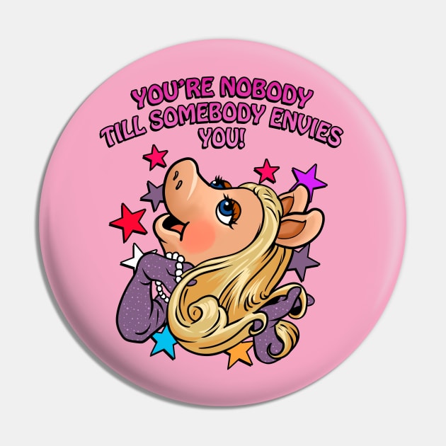 Button, badge MUPPETS - miss piggy