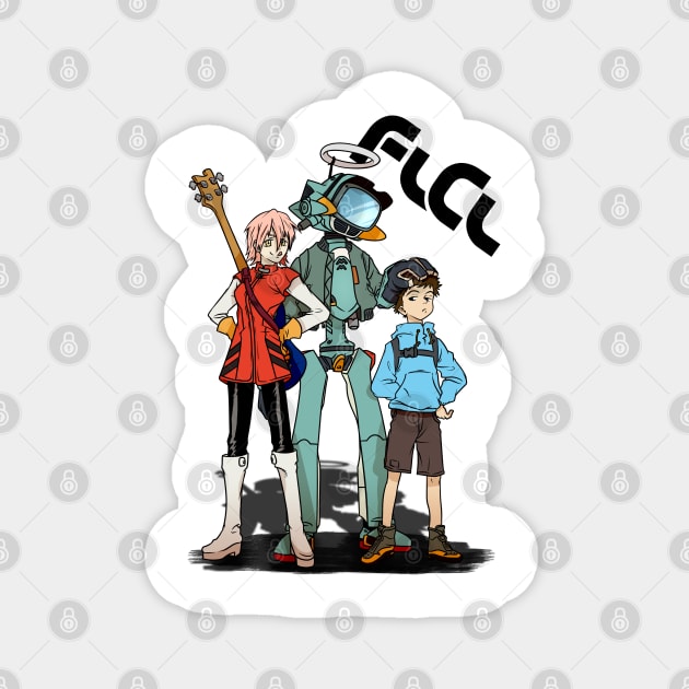 FLCL - The 3's Magnet by LucasBrenner