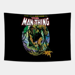 VINTAGE HORROR MAN-THING 1974 Tapestry