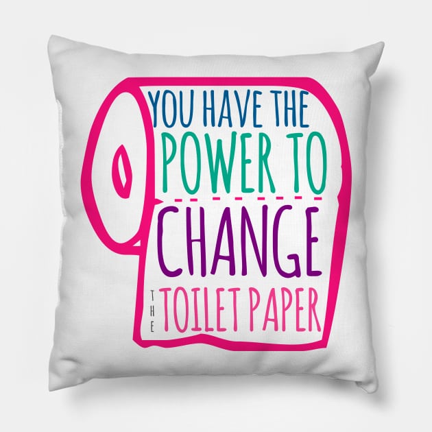 Power to Change Pillow by TheDaintyTaurus