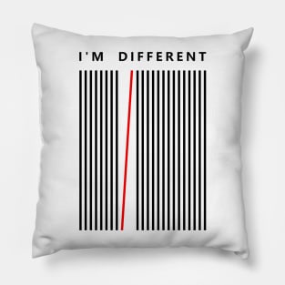 I'm Different Pillow