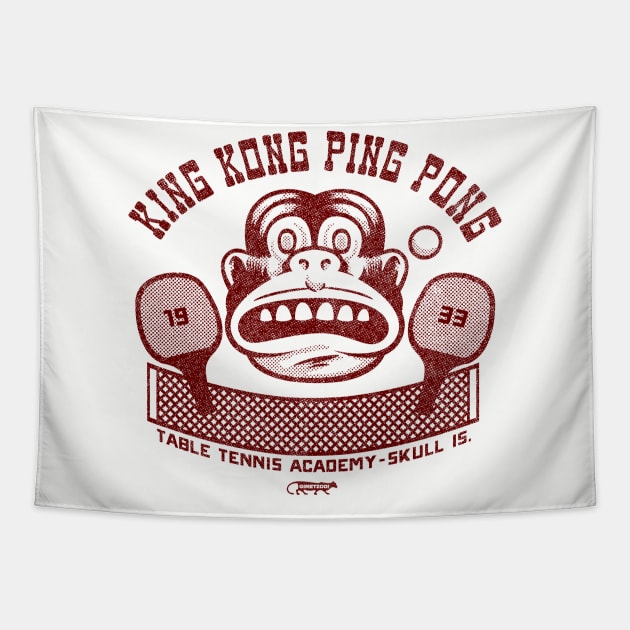 King Kong ping pong Tapestry by GiMETZCO!