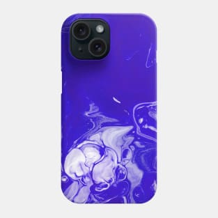 Blue Abstract Liquid Art Phone Case