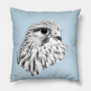 Kestrel portrait Pillow