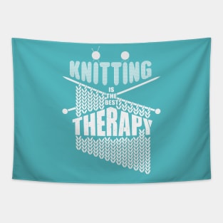 Knitting. The best therapy Tapestry