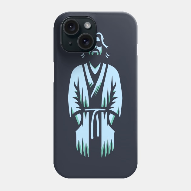 Minimalist Dude Lebowski Logo Robe Phone Case by GIANTSTEPDESIGN