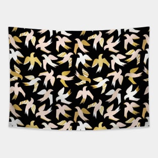 Abstract Doves Tapestry