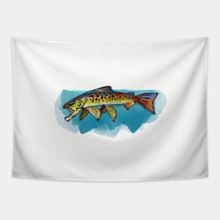 Slim Line Trout Tapestry