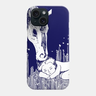 Horse awakening Phone Case