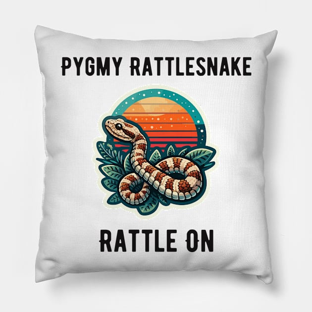 Pygmy Rattlesnake Pillow by dinokate