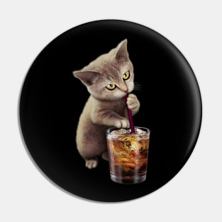 CAT & SOFT DRINK 2017 Pin