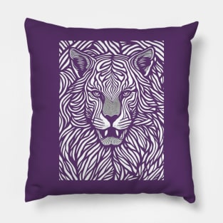 tiger mandala Pillow