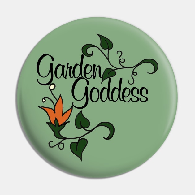 Garden goddess Pin by bubbsnugg