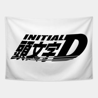 Initial D Logo (Small and Centered) Tapestry