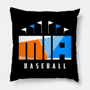 MIA Baseball Ballpark Pillow