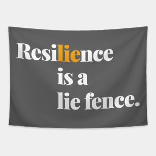 Clever Resilience: A Minimalistic Typography Design Tapestry