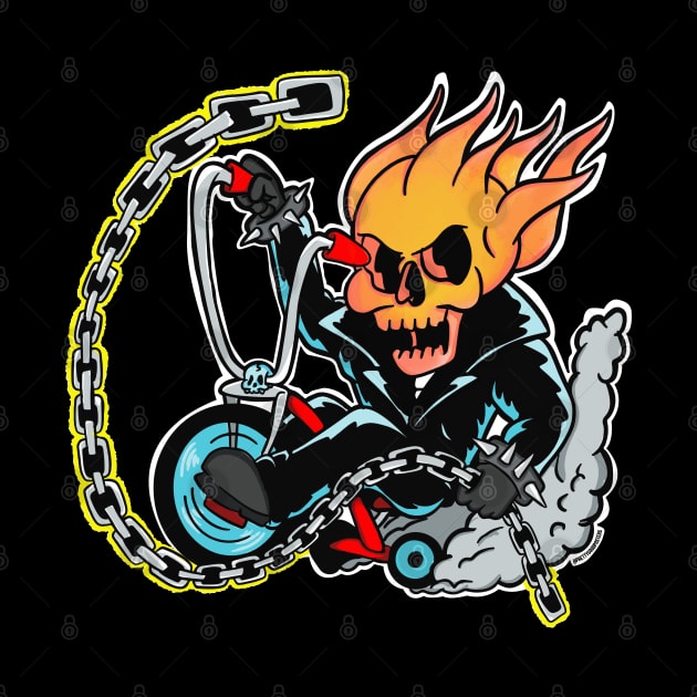 Lil' Ghost Rider by PrettyGoodPosters