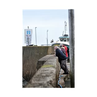 Resting a moment - Seahouses harbour, Northumberland, UK T-Shirt