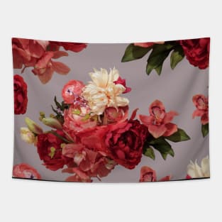 Just Flowers on Mauve Tapestry