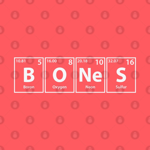 Bones (B-O-Ne-S) Periodic Elements Spelling by cerebrands