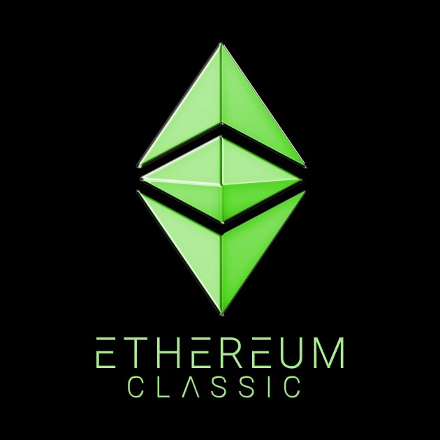 Ethereum Classic Simple (green metal) by andreabeloque