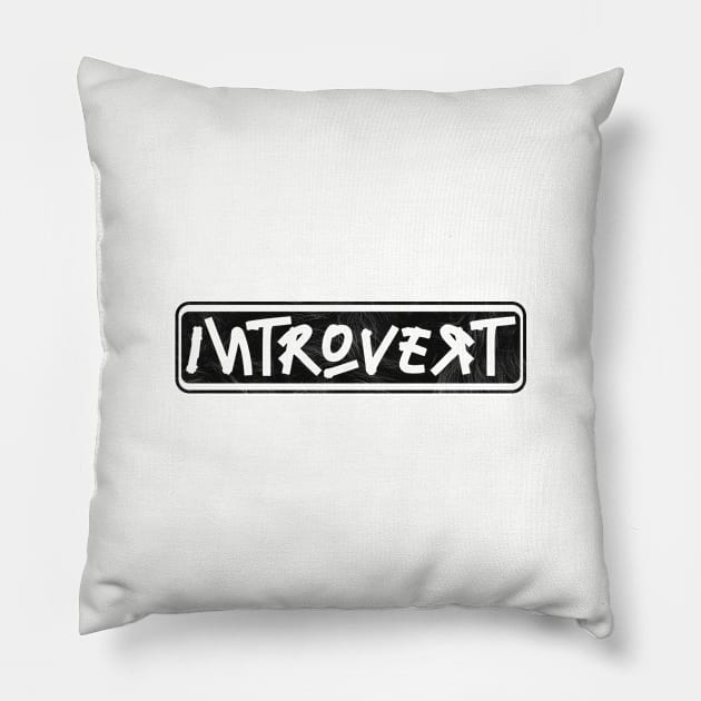 INTROVERT Pillow by idjie