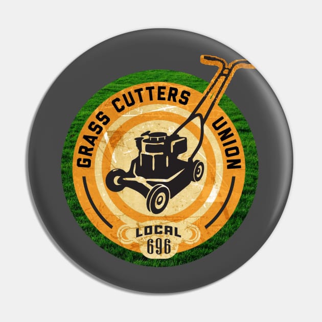 Grasscutters Union Pin by Midcenturydave