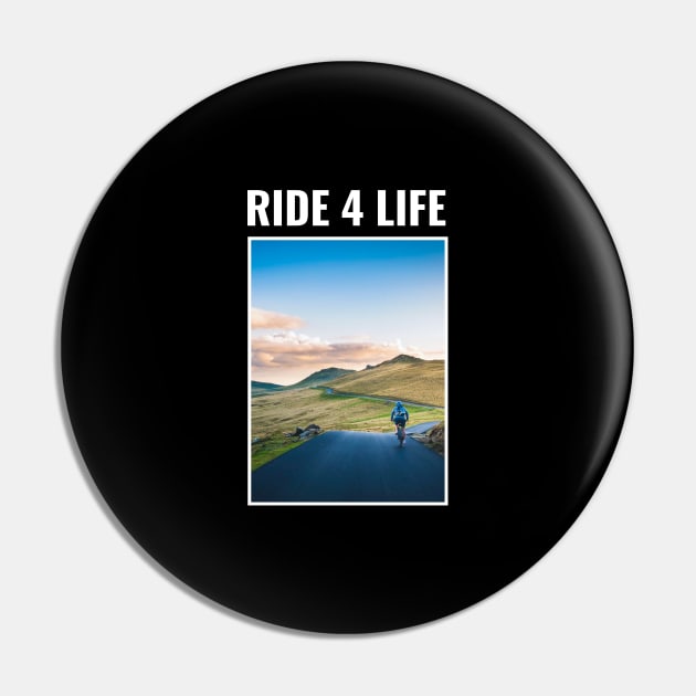 Ride 4 Life - Cycling Pin by Jitesh Kundra