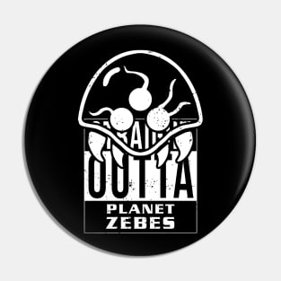 Straight Outta Planet Zebes Pin