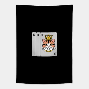 King Cat Card Game Tapestry