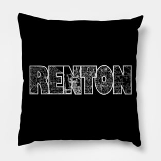 Renton Street Map Pillow