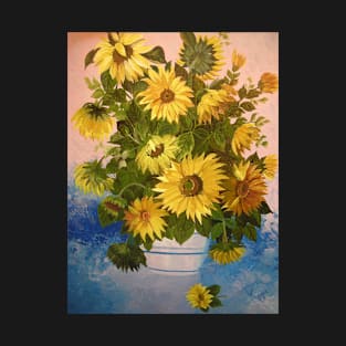 Sunflowers in a vase T-Shirt