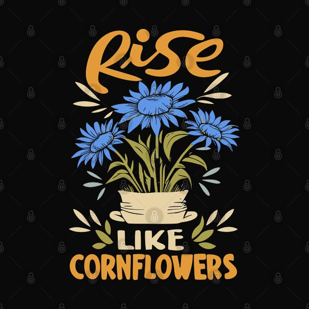 Rise like Cornflowers Vintage by craftydesigns