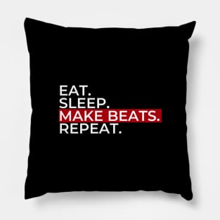 Eat Sleep Make Beats Pillow