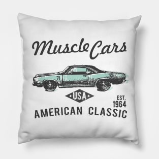 vintage car american classic Pillow