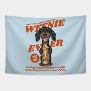 Cute Funny Awesome Weenie Dog Tapestry