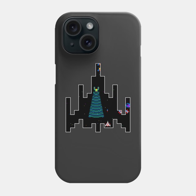 Galaga Tribute Phone Case by 8-BitHero