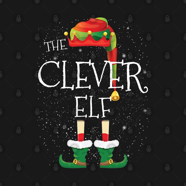 Clever Elf Family Matching Christmas Group Funny Gift by Henry jonh