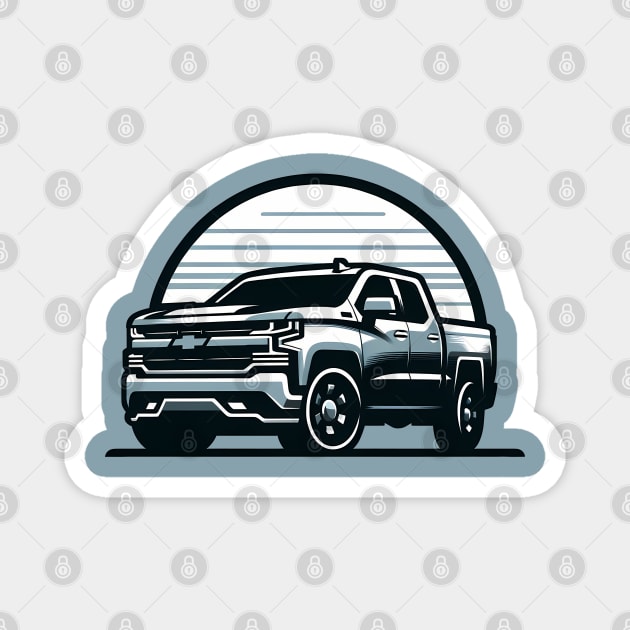 Chevrolet Silverado Magnet by TaevasDesign